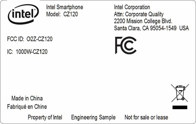 Smartphone Intel chạy chip Atom lộ diện qua FCC