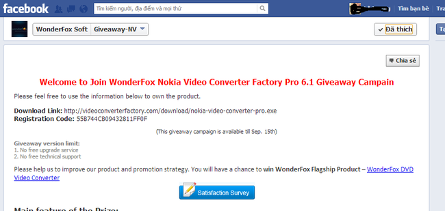 Chuẩn hóa video trên điện thoại Nokia với WonderFox Nokia Video Converter Factory