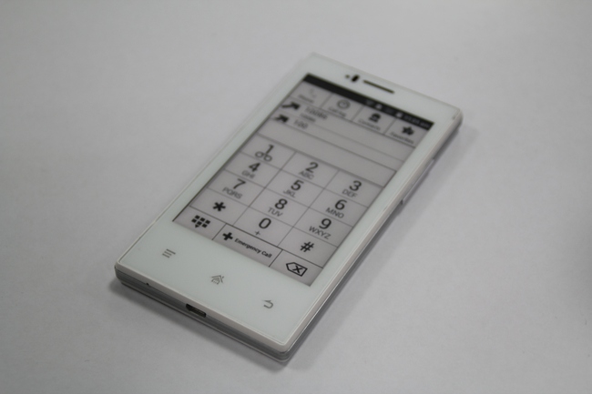 Xuất hiện chi tiết smartphone Android màn hình đen trắng