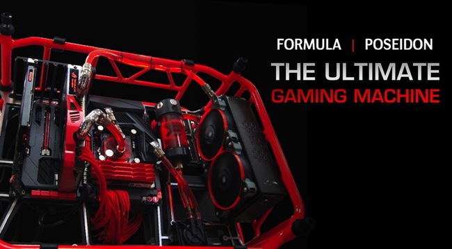 Asus ROG giới thiệu PC chơi game chuyên dụng Poseidon Formula One với hệ thống làm mát kép