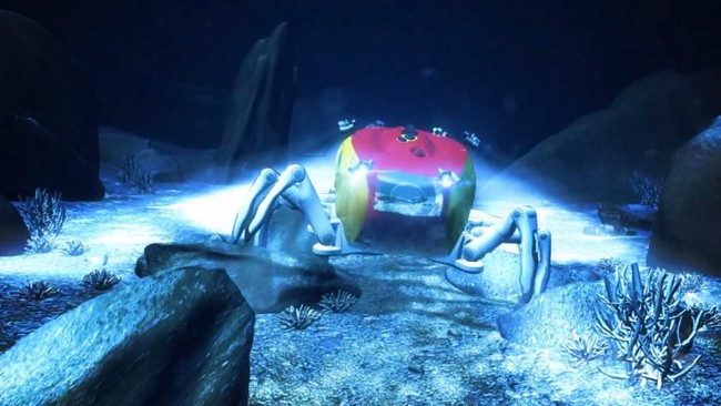 Robot thám hiểm xác tàu đắm có hình dạng giống con cua