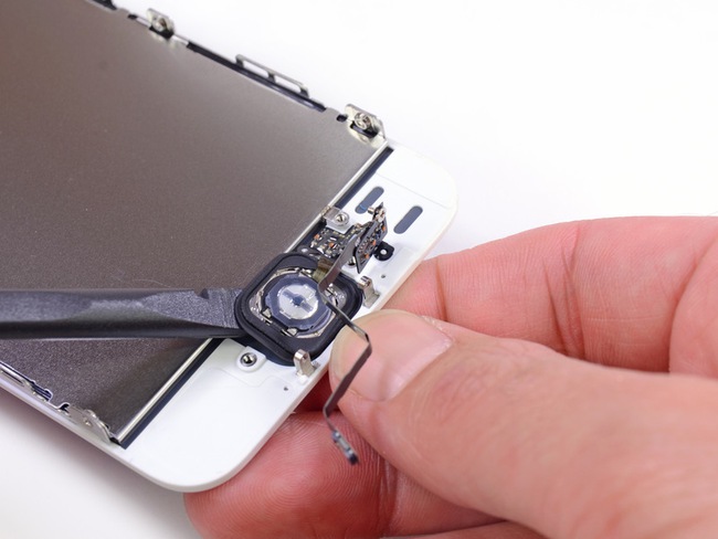 “Mổ bụng” iPhone 5s: Mở máy không mấy khó khăn