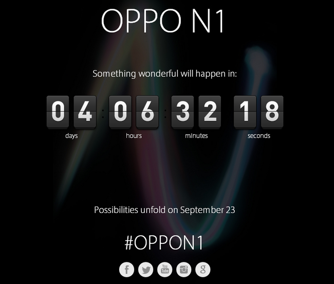 Oppo ấn định ngày ra mắt smartphone cao cấp N1 vào 31/8