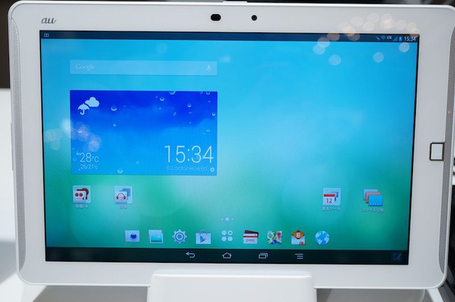 Arrows Tab FJT2: Tablet Android chạy chip Snapdragon 800, c&oacute; cảm biến v&acirc;n tay