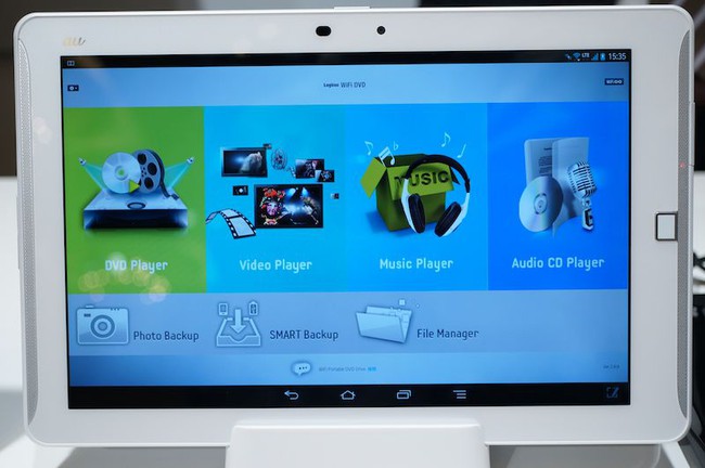 Arrows Tab FJT2: Tablet Android chạy chip Snapdragon 800, c&oacute; cảm biến v&acirc;n tay