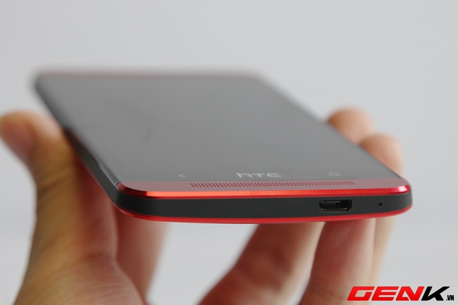 Mở hộp HTC One chính hãng phiên bản màu đỏ