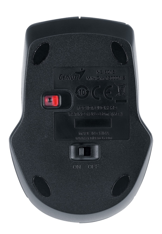 Genius giới thiệu chuột không dây NS-6015, hỗ trợ hai loại pin AA và AAA