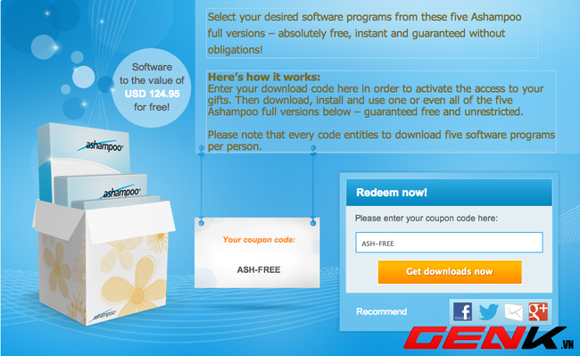 Nhanh tay tải về bộ phần mềm của Ashampoo có giá hơn 120 USD
