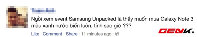 Samsung Unpacked 2013: Phản hồi từ cư dân mạng về Galaxy Note 3 và Galaxy Gear