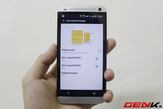 Cận cảnh HTC One phiên bản hai sim