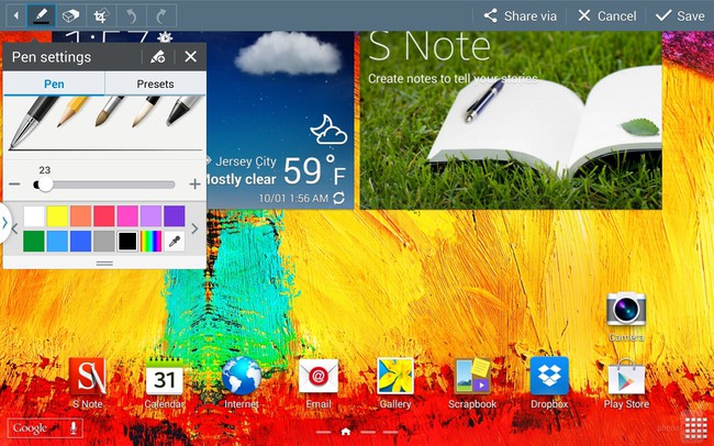 Đánh giá tablet Galaxy Note 10.1 2014: Thùng rỗng kêu to