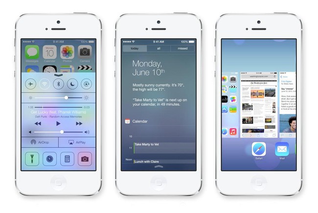Phiên bản iOS 7 beta 3 sẽ được phát hành ngày 8/7