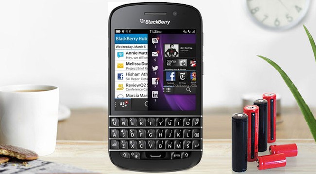Đánh giá thời lượng pin của BlackBerry Q10: Đàm thoại 20 tiếng, duyệt web gần 9 giờ