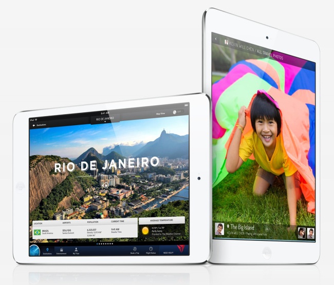 iPad mini 2 chạy chip A6 giống iPhone 5 nhưng không hỗ trợ màn hình Retina 
