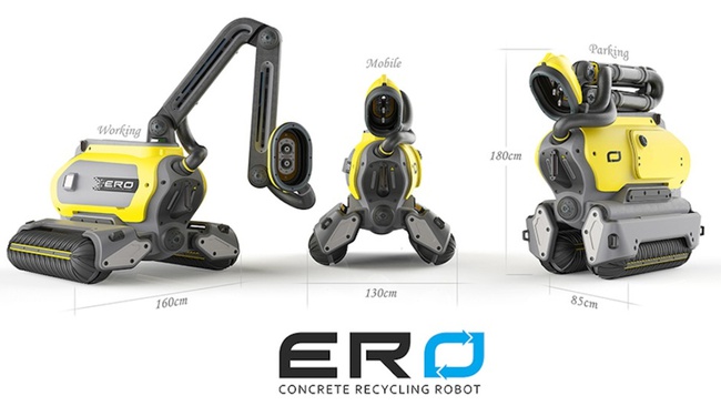 ERO: Robot phá bê tông chuyên dụng
