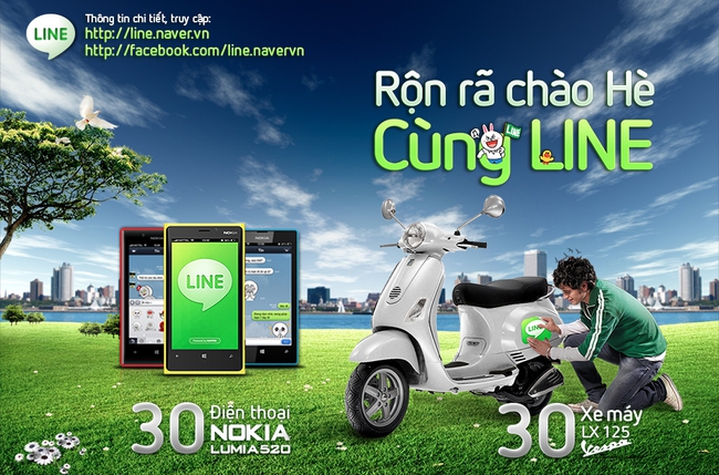  Event cực lớn của LINE chào hè 2013