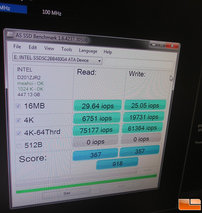 SSD với khả năng ép xung của Intel - những cái nhìn đầu tiên