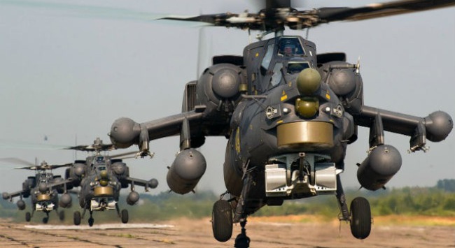 Xem "Kẻ săn đêm" Mi-28N phô diễn sức mạnh