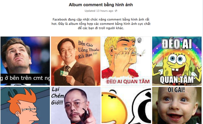Người dùng Việt có thêm trò troll mới nhờ tính năng comment bằng ảnh