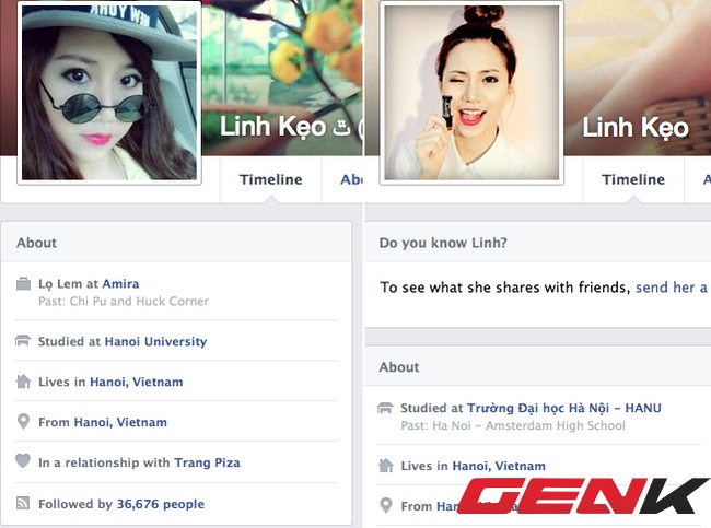 
	T&agrave;i khoản facebook thật v&agrave; facebook lừa đảo.