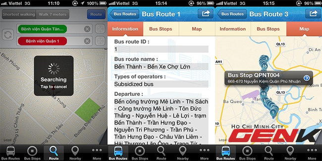Nhóm sinh viên phát triển ứng dụng tìm xe bus thuần Việt
