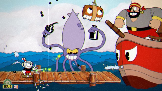  Cuphead gây ấn tượng với đồ họa hoài cổ và gameplay đầy thử thách. 