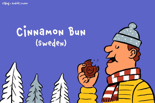  Ở Thụy Điển, @ được gọi là Cinnamon Bun (Bánh mì cuộn quế) 
