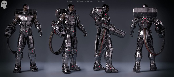  Dàn vũ khí cực khủng được trang bị trên người của Cyborg. 