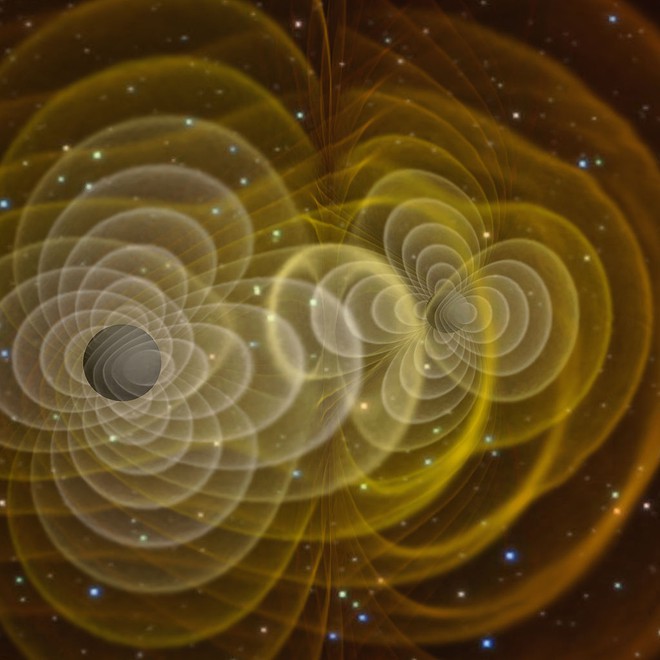  Hình ảnh sóng hấp dẫn, do LIGO thông báo phát hiện trực tiếp và công bố ngày 11/2/2016 