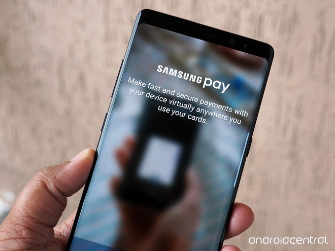  Samsung Pay - phương thức thanh toán đang lên như diều gặp gió, cũng xuất hiện trên Galaxy Note 8. 