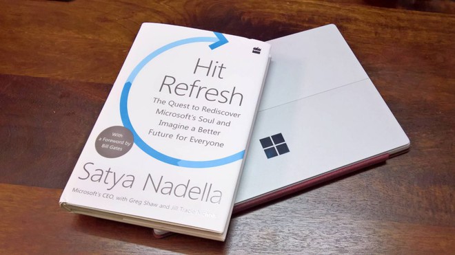  Hit Refresh là cuốn tự truyện mới nhất của Satya Nadella. 
