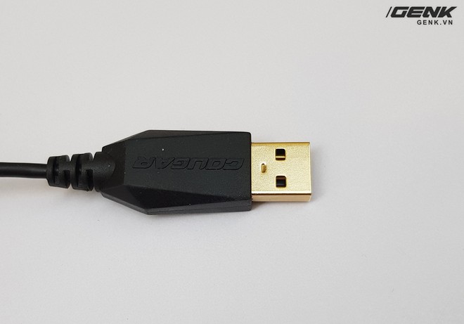 Đầu cổng USB được mạ vàng chống nhiễu