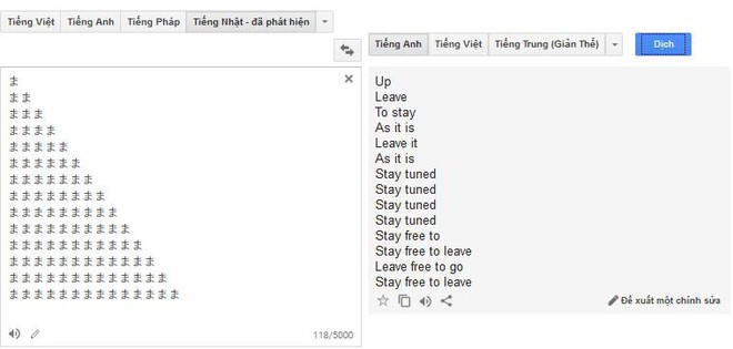 Ra đi hay ở lại đây hả nhà thơ Google Translate ơi? 