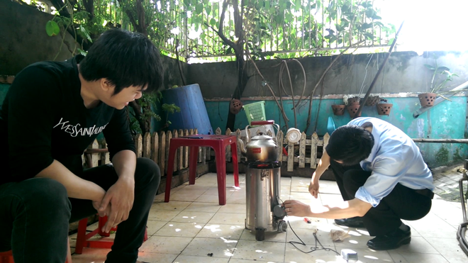  Thử nghiệm bếp hóa sinh khối tại Đà Nẵng. 