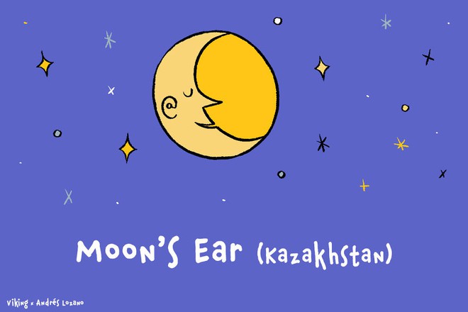  Kazakhstan gọi @ là tai của mặt trăng (moons ear)... 