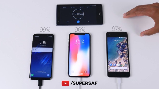  iPhone X đã bị hai đối thủ vượt mặt trong những phút cuối cùng. 