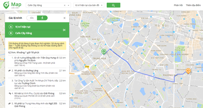 Cốc Cốc ra mắt bản đồ cạnh tranh Google Maps: Chi tiết đến từng quán trà đá, tiệm bơm xe - Ảnh 3.