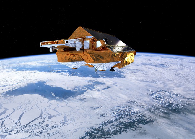  Một trong những vệ tinh chuyên theo dõi băng Nam Cực của ESA 
