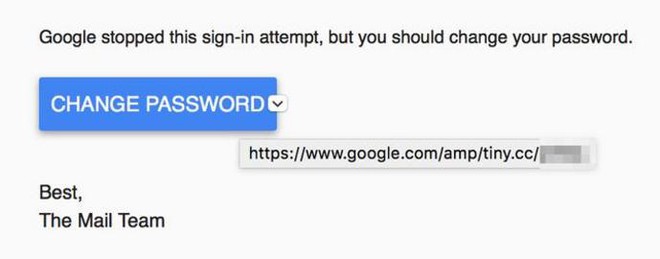 Di chuột vào sẽ thấy địa chỉ dạng Google.com/amp trông rất an toàn