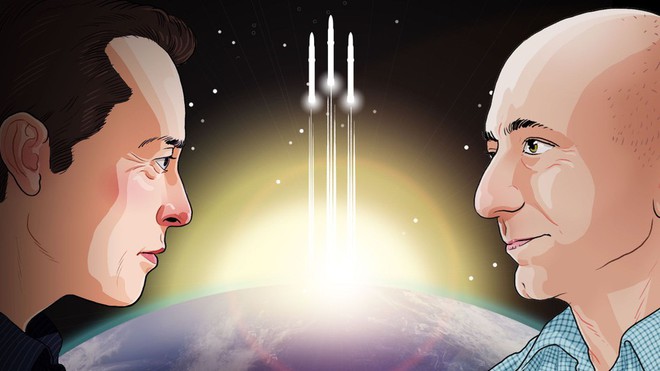 Jeff Bezos và Elon Musk: tên lửa của ai to hơn? - Ảnh 1.