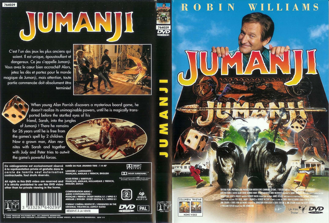  Bìa đĩa phim Jumanji 