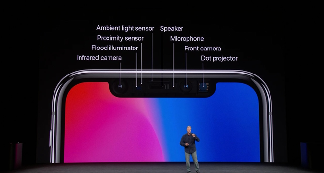 Hàng loạt các linh kiện nhỏ của iPhone X