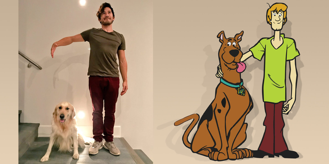 Markiplier muốn biến chính mình và chú chó Chica thành cặp đôi huyền thoại Shaggy và Scooby-Doo 