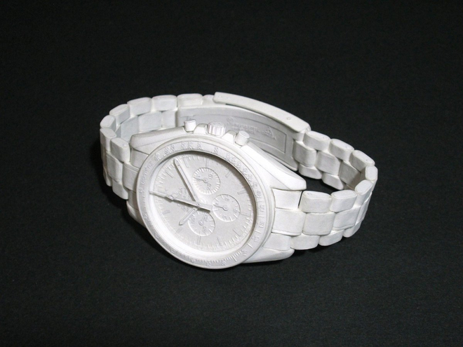 Nghệ nhân Nhật làm đồng hồ bằng giấy bồi siêu chi tiết: Kim giờ, thân máy cho đến dây đeo đều y như thật - Ảnh 8.
