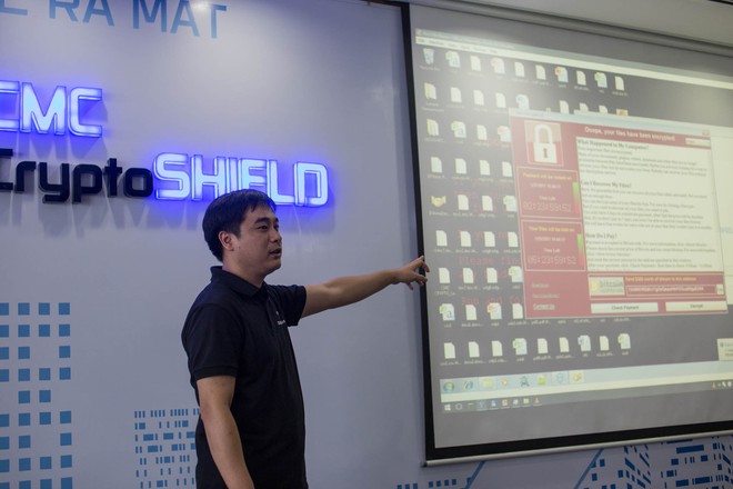  Trình diễn trực tiếp khả năng của CMC CryptoShield bằng ransomware WannaCry​ 