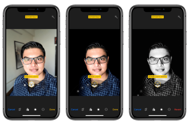  iPhone X đã được Apple bổ sung thêm các hiệu ứng Portrait Lighting 