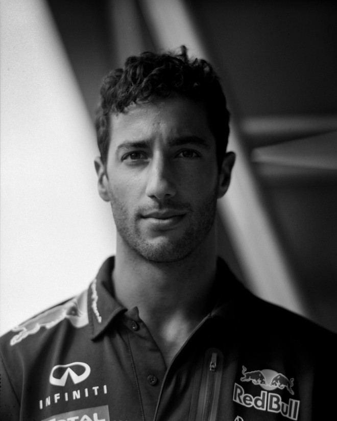  Chân dung tay đua Daniel Ricciardo của đội Red Bull tại Grand Prix Ý 2015. 