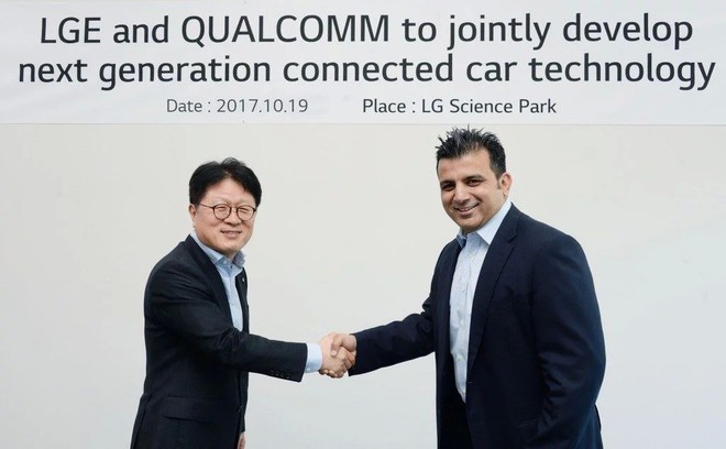  LG mới đây cũng bắt tay với Qualcomm hình thành liên minh phát triển công nghệ xe tự lái, hòng cạnh tranh với đồng hương Samsung 