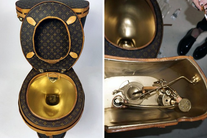 Mỹ: Xuất hiện bồn cầu sang chảnh trị giá 2,3 tỷ đồng với bệ mạ vàng, bọc bằng 24 túi da Louis Vuitton - Ảnh 3.