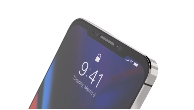  Concept của iPhone SE 2 được lấy cảm hứng từ chính iPhone X với màn hình tràn cạnh và chiếc tai thỏ. 